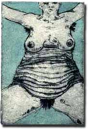 Mummy - etching
